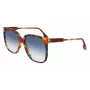 Victoria Beckham VB610SCB-212 Moteriški akiniai nuo saulės Havana Acetate Drugelio formos rėmelis Rudi gradientiniai lęšiai 59mm
