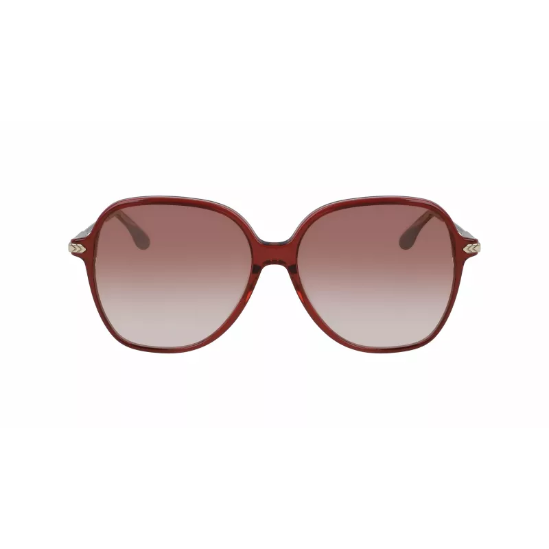 Victoria Beckham VB613S-607 Moteriški katės akies akiniai nuo saulės - Havana/Ruda gradientas 59mm