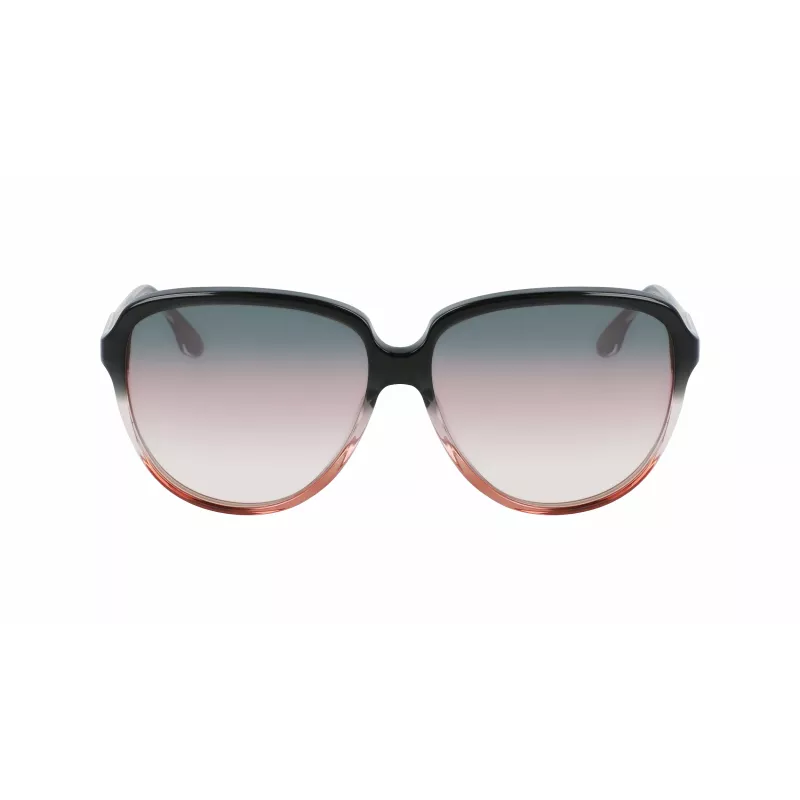 Victoria Beckham VB618S-039 Moteriški kvadratiniai akiniai nuo saulės Havana 60mm