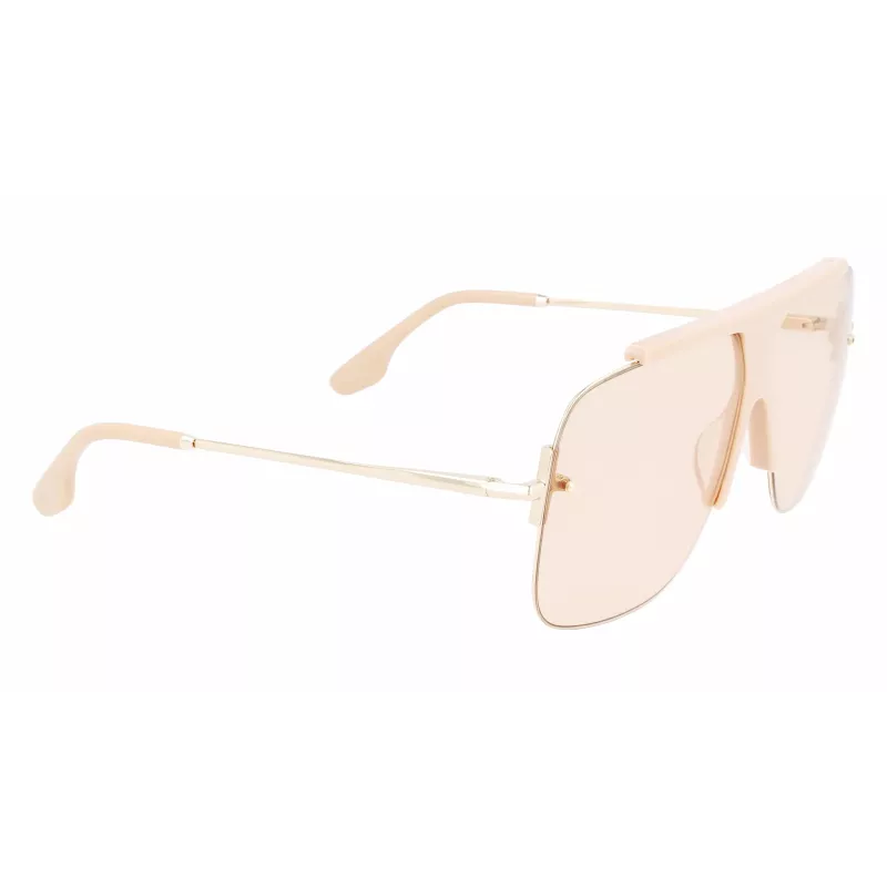 Victoria Beckham VB627S-243 Moteriški drugelio formos akiniai nuo saulės Ruda Havana 64mm