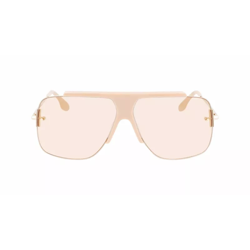 Victoria Beckham VB627S-243 Moteriški drugelio formos akiniai nuo saulės Ruda Havana 64mm