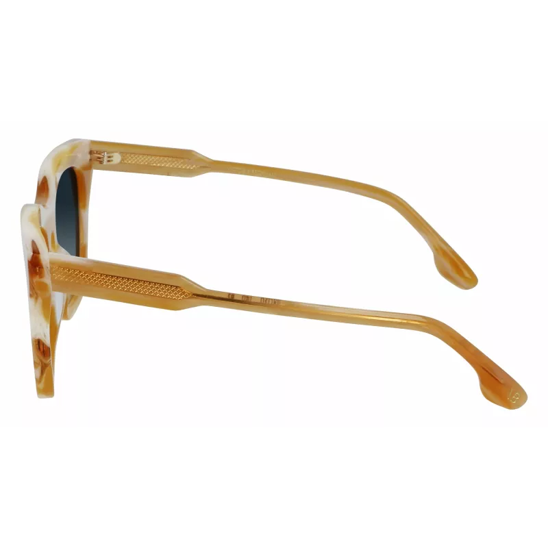Victoria Beckham VB630S-774 Moteriški kvadratiniai acetatiniai akiniai nuo saulės Havana Brown Gradient 53mm