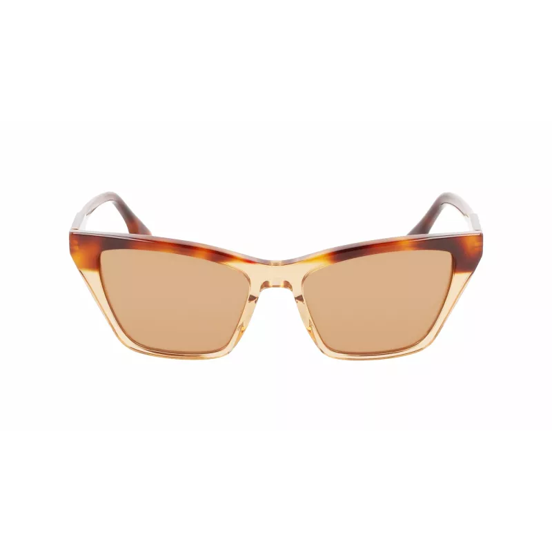 Victoria Beckham VB638S-218 Moteriški Akiniai nuo Saulės Havana Ruda Gradientas 55mm