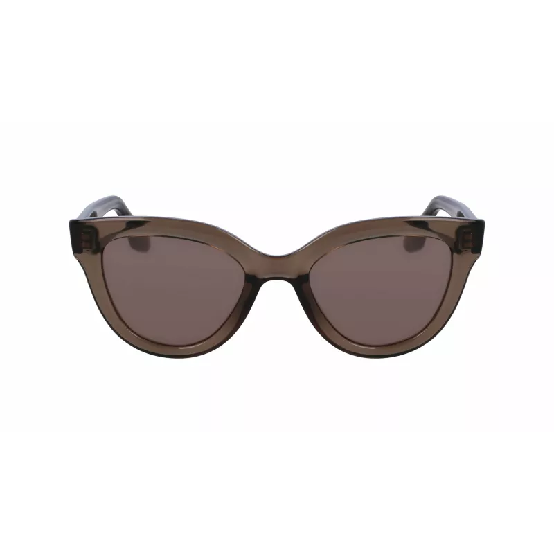 Victoria Beckham VB649S-303 Moteriški katės akies akiniai nuo saulės Havana rudi gradientiniai 52mm