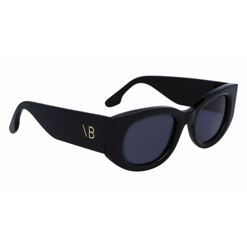 Victoria Beckham VB654S5022001 Moteriški akiniai nuo saulės – juodas rėmelis, pilki lęšiai, 50 mm