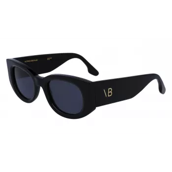 Victoria Beckham VB654S5022001 Moteriški akiniai nuo saulės – juodas rėmelis, pilki lęšiai, 50 mm