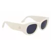 Moteriški akiniai nuo saulės Victoria Beckham VB654S5022103 - Juodas acetatinis rėmelis, pilki polikarbonatiniai lęšiai, 50 mm
