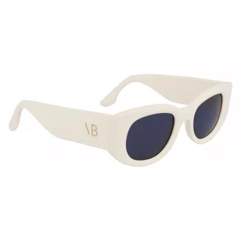 Moteriški akiniai nuo saulės Victoria Beckham VB654S5022103 - Juodas acetatinis rėmelis, pilki polikarbonatiniai lęšiai, 50 mm