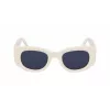 Moteriški akiniai nuo saulės Victoria Beckham VB654S5022103 - Juodas acetatinis rėmelis, pilki polikarbonatiniai lęšiai, 50 mm