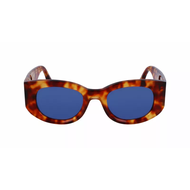 Victoria Beckham VB654S5022222 Moteriški kvadratiniai akiniai nuo saulės juodi/pilki 50mm