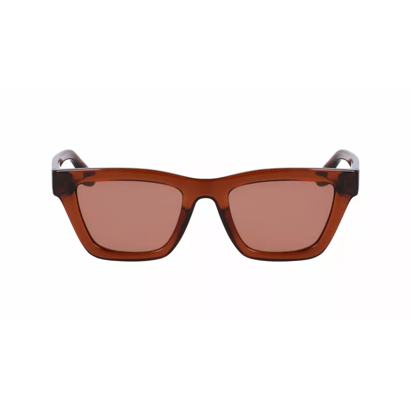Victoria Beckham VB656S-203 moteriški akiniai nuo saulės - rudas havana acetato rėmelis su rudais gradientiniais lęšiais - 52 mm