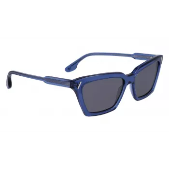 Victoria Beckham VB661S5716414 Moteriški akiniai nuo saulės - Havana acetato rėmelis, rudi gradientiniai lęšiai, 57 mm