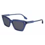 Victoria Beckham VB661S5716414 Moteriški akiniai nuo saulės - Havana acetato rėmelis, rudi gradientiniai lęšiai, 57 mm