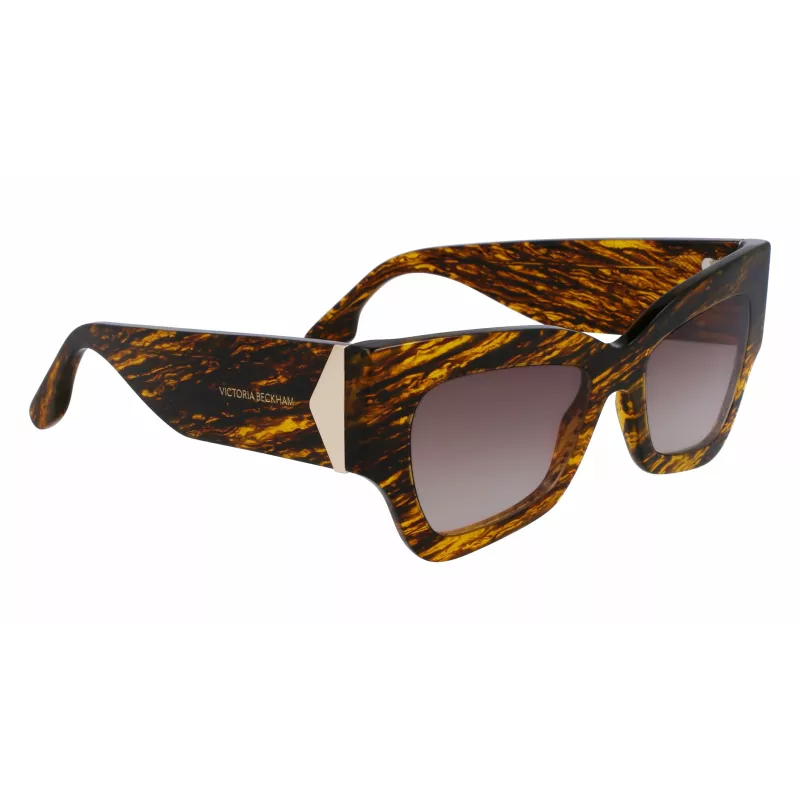 Victoria Beckham VB662S5218736 Moteriški akiniai nuo saulės Brown Havana 52mm