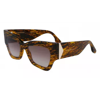 Victoria Beckham VB662S5218736 Moteriški akiniai nuo saulės Brown Havana 52mm