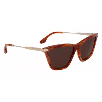Victoria Beckham VB663S-238 Moteriški akiniai nuo saulės Havana Brown Gradient 57mm