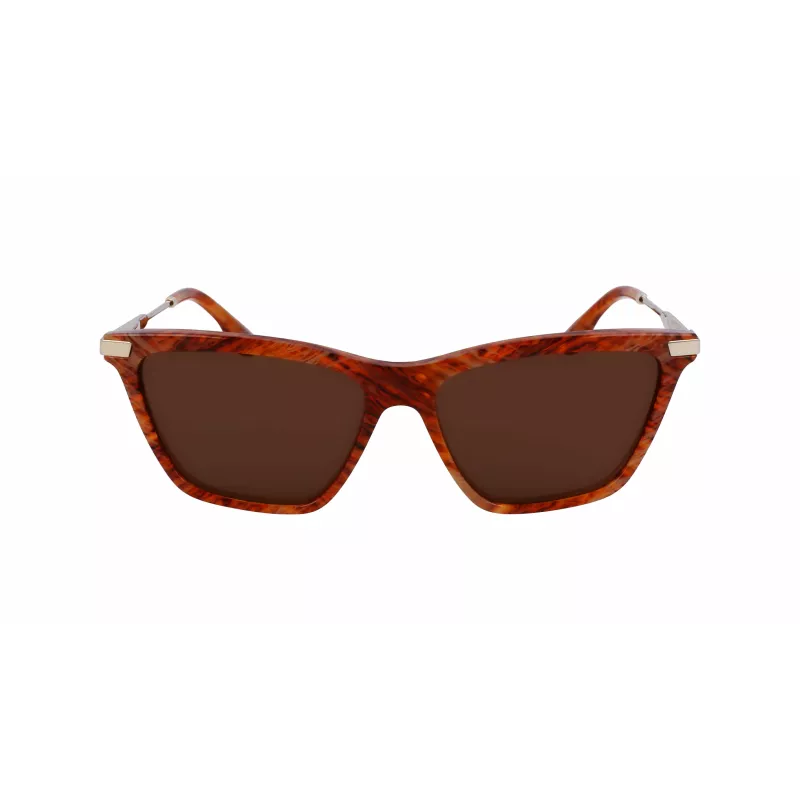Victoria Beckham VB663S-238 Moteriški akiniai nuo saulės Havana Brown Gradient 57mm