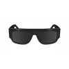 Victoria Beckham VB666S5516001 Moteriški kvadratiniai akiniai nuo saulės - Juodas acetatinis rėmelis, juodi polikarbonatiniai lęšiai, 55/16/145 mm