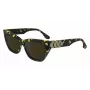 Victoria Beckham VB668S5516012 Moteriški kvadratiniai akiniai nuo saulės, juodas acetatas, pilki lęšiai, 55/16/145 mm