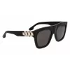 Moteriški akiniai nuo saulės Victoria Beckham VB675S5220001 - Juodas acetatinis rėmelis, pilki polikarbonatiniai lęšiai, 52 mm