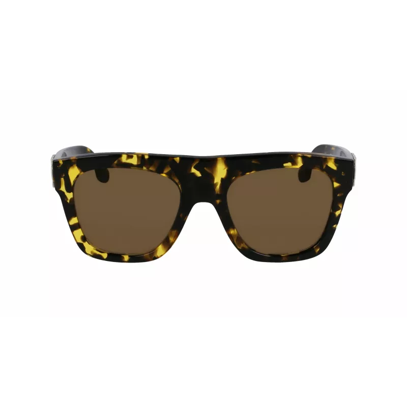 Moteriški akiniai nuo saulės Victoria Beckham VB675S5220012, juodas acetatinis rėmelis, tamsiai pilki polikarbonatiniai lęšiai, 52 mm