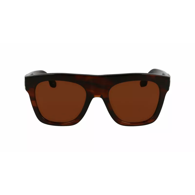 Victoria Beckham VB675S5220227 Moteriški dideli kvadratiniai akiniai nuo saulės, tamsiai Havana, gradientiniai pilki lęšiai, 52 mm