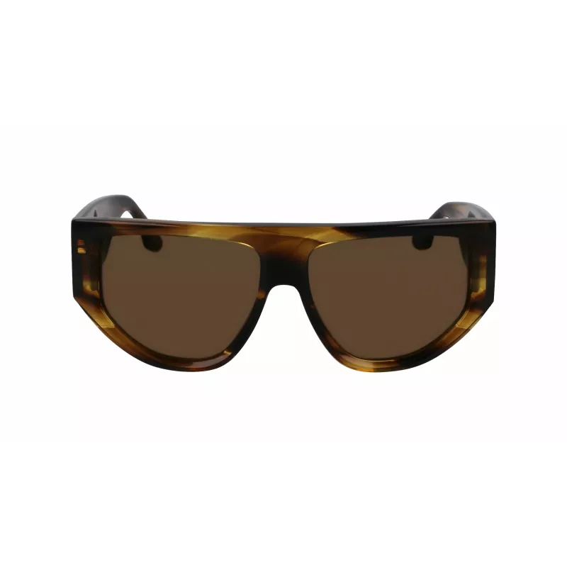 Victoria Beckham VB676S Moteriški Akiniai nuo Saulės - Havana Rudo Acetato Rėmelis su Rudais Gradientiniais Lęšiais - 55/14/145 mm