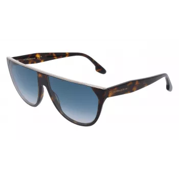 Victoria Beckham VB682S6113234 Moteriški dideli kvadratiniai akiniai nuo saulės Havana Brown Gradient