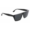 Victoria Beckham VB683S5812001 Moteriški akiniai nuo saulės - juodas acetatinis rėmelis, pilki lęšiai, 58 mm