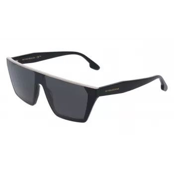 Victoria Beckham VB683S5812001 Moteriški akiniai nuo saulės - juodas acetatinis rėmelis, pilki lęšiai, 58 mm