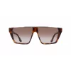 Victoria Beckham VB683S5812215 Moteriški akiniai nuo saulės - Juodi/Pilki - 58/12/145 mm