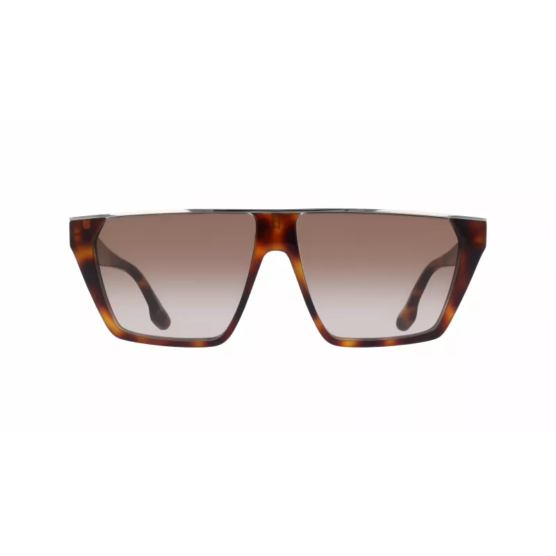 Victoria Beckham VB683S5812215 Moteriški akiniai nuo saulės - Juodi/Pilki - 58/12/145 mm