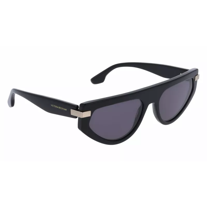 Victoria Beckham VB685S 5618001 Moteriški Akiniai Nuo Saulės Juodi Pilki Geometriniai Acetatas UV400