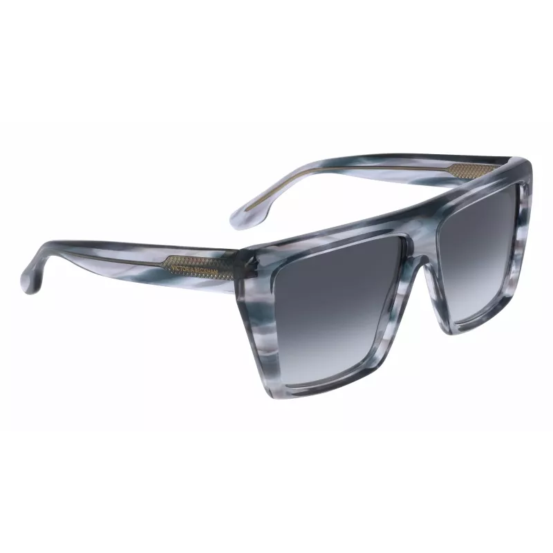 Victoria Beckham VB686S5615035 Moteriški Akiniai nuo Saulės Havana Rudi Gradientiniai Kvadratiniai Acetatas 56/15/145 mm