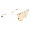 Victoria Beckham moteriški katės akies akiniai nuo saulės VB650S5319222 Havana acetatas rudi gradientiniai lęšiai 53mm