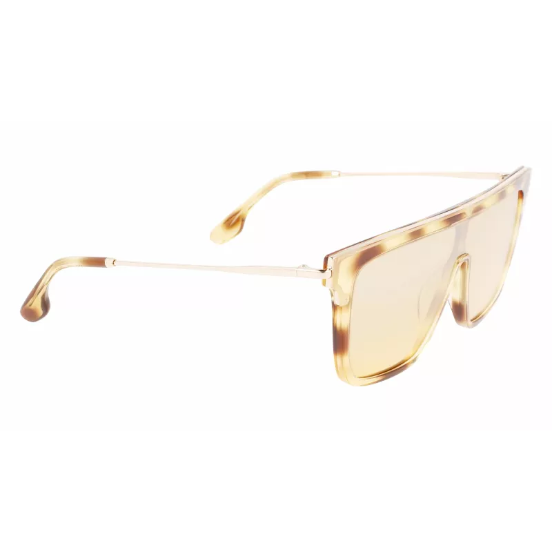 Victoria Beckham moteriški katės akies akiniai nuo saulės VB650S5319222 Havana acetatas rudi gradientiniai lęšiai 53mm