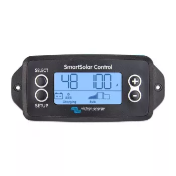 Victron Energy SmartSolar Control Screen - nuotolinis ekranas MPPT įkrovimo valdikliams, VE.Direct, LCD, įleidžiamas montavimas