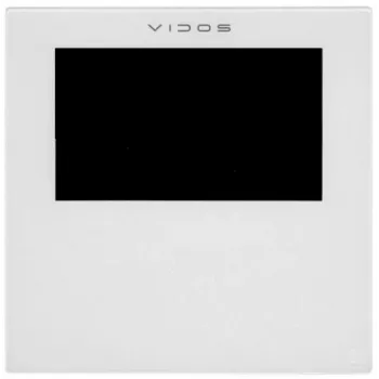 VIDOS 2IP M201W-X 7 colių IP vaizdo durų monitorius su jutikliniu ekranu, baltas