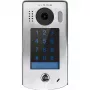 VIDOS DUO S1301D Vartų stotelė - 2 laidų lauko vaizdo domofonas su 2,0 MP kamera, 170° plačiakampiu objektyvu, IR naktiniu matymu, nerūdijančiu plienu, sidabrinė