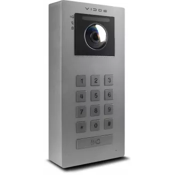 VIDOS IPX S100 lauko skydelis IP vaizdo durų stotelė 2MP 1080p PoE Wi-Fi juoda