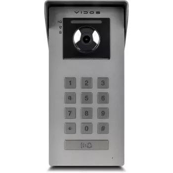 VIDOS IPX S100 lauko skydelis IP vaizdo durų stotelė 2MP 1080p PoE Wi-Fi juoda
