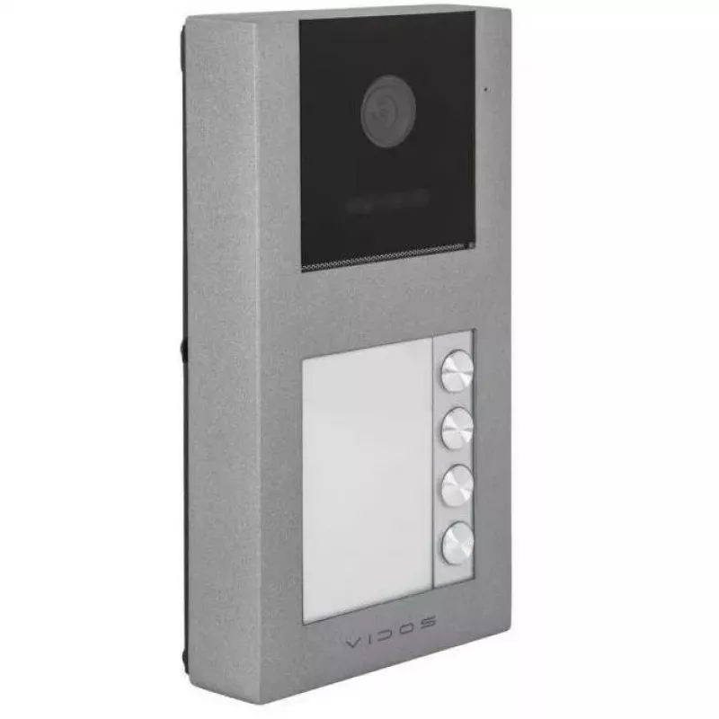VIDOS X S11-4 Lauko skydelis 2 laidų skaitmeninė durų stotelė su 1080p kamera ir IR naktiniu matymu