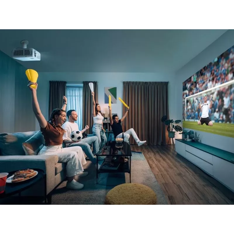 ViewSonic LX750-4K lazerinis projektorius 4K UHD 3500 ANSI liumenų DLP HDR10 240Hz mažas įvesties vėlavimas