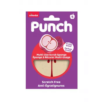 Vileda Punch universali kempinė – obuolys, 1 vnt.