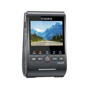 VIOFO A329S 1CH GPS 4K UHD vaizdo registratorius su Sony STARVIS 2 IMX678, įmontuotu GPS, Wi-Fi, stovėjimo režimu, 2,4 colio LCD, super kondensatoriumi, iki 512 GB