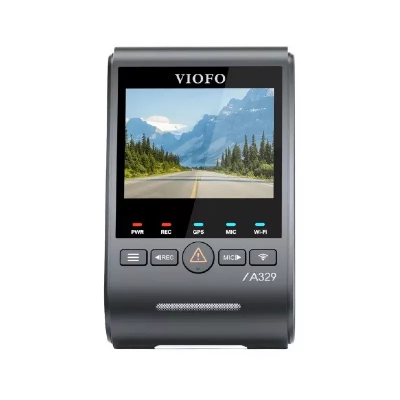 VIOFO A329S 1CH GPS 4K UHD vaizdo registratorius su Sony STARVIS 2 IMX678, įmontuotu GPS, Wi-Fi, stovėjimo režimu, 2,4 colio LCD, super kondensatoriumi, iki 512 GB