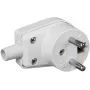 VIPLAST 220-01 Kampinis maitinimo kištukas 16A 250V IP20 baltas