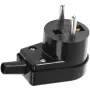 VIPLAST 220-05 Kampinis kištukas 16A 250V IP20 juodas