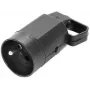 VIPLAST 315-05 paviršinio montavimo kištukinis lizdas su įžeminimu, 2P+Z, 16A, 250V, IP20, juodas