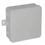 VIPLAST V7 Klik paviršinė tuščia jungiamoji dėžutė, 12 kabelių įvadų, balta, IP54, 100x100x41mm